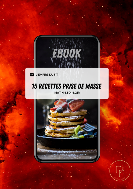 Ebook - 15 recettes prise de masse